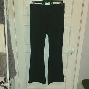 HALARA Black Yoga Pants with Flared Leg